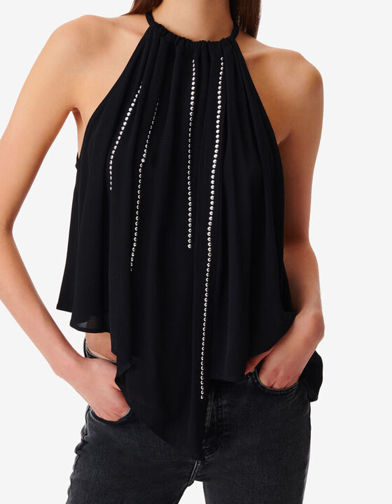 ELMON FLOWING TOP WITH STUDS